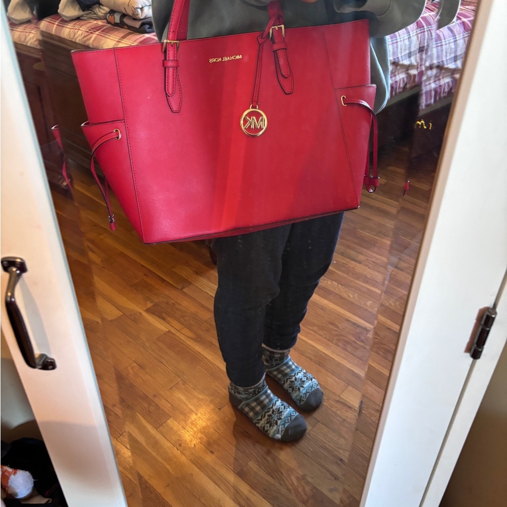 Michael Kors Vibrant Red Tote